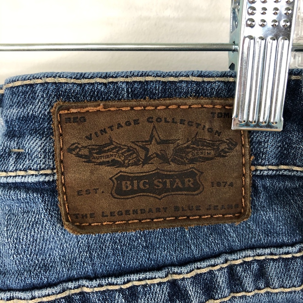 Big Star Liv distressed mid rise bootcut jeans - Picture 4 of 10